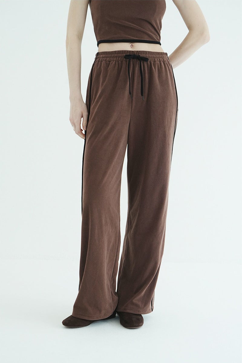 CLANE(クラネ) PILE CONTRAST LINE SET UP パイルコントラストラインセットアップ 11112-5003