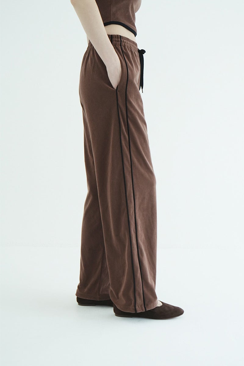 CLANE(クラネ) PILE CONTRAST LINE SET UP パイルコントラストラインセットアップ 11112-5003