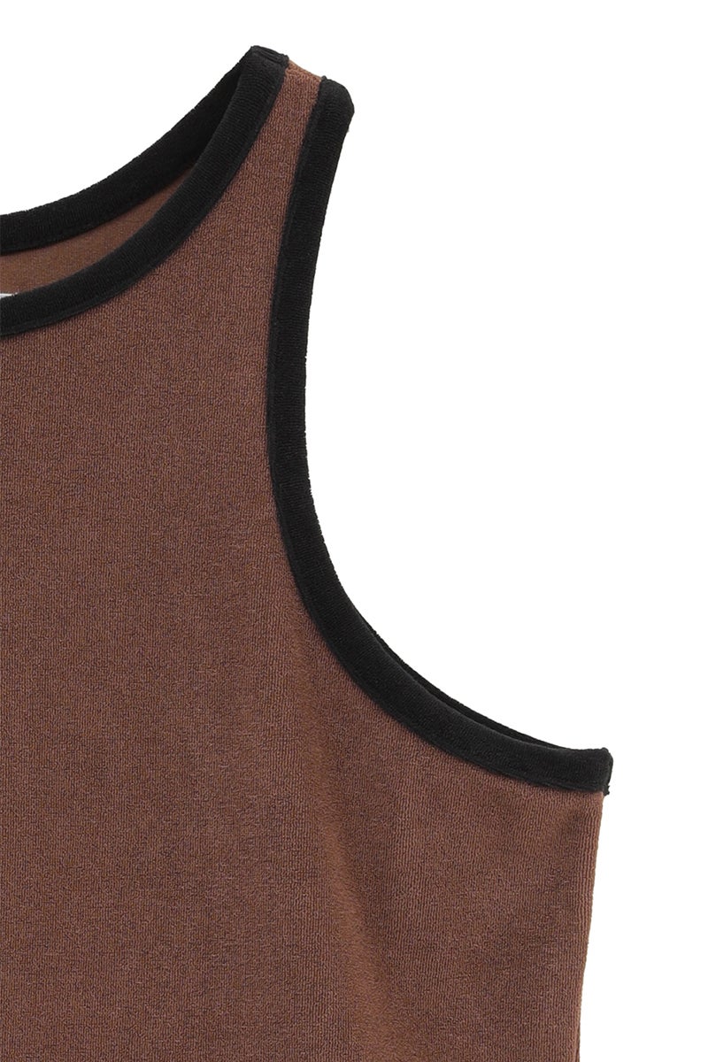 CLANE(クラネ) PILE CONTRAST LINE SET UP パイルコントラストラインセットアップ 11112-5003
