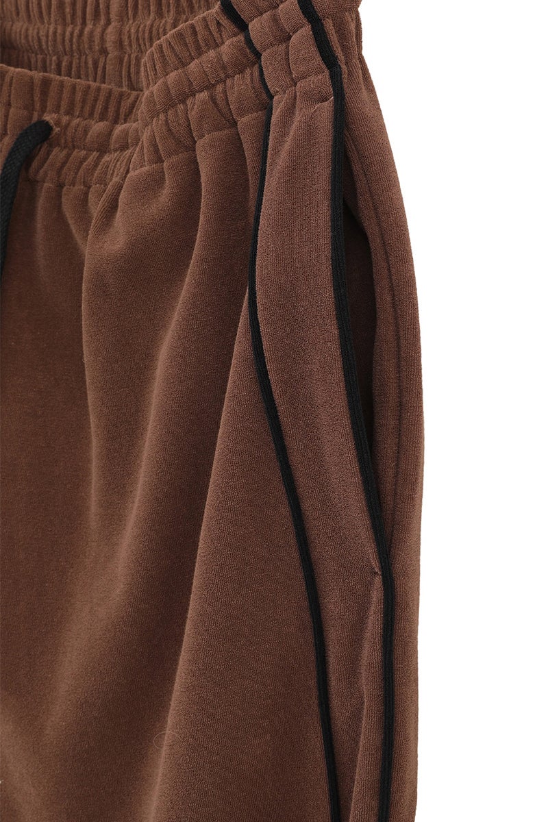 CLANE(クラネ) PILE CONTRAST LINE SET UP パイルコントラストラインセットアップ 11112-5003
