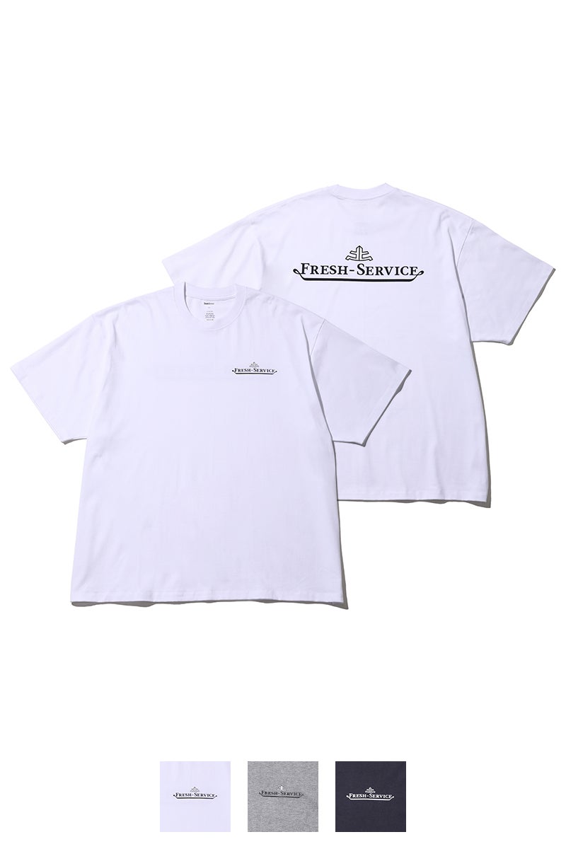 FreshService(フレッシュサービス) CORPORATE PRINTED SS TEE "FF" コーポレートプリント半袖Tシャツ FF FSC263-70137