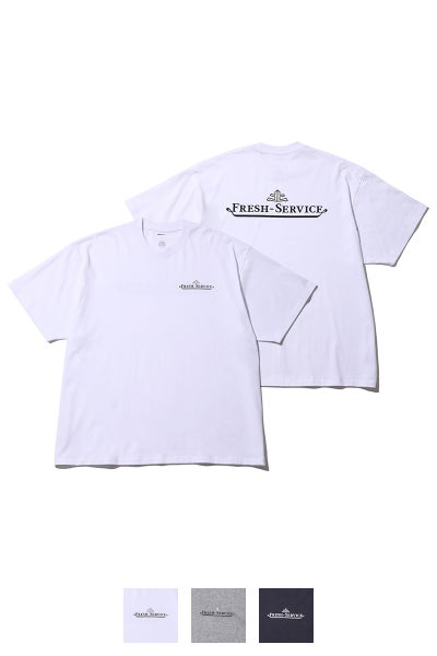 FreshService(フレッシュサービス) CORPORATE PRINTED SS TEE "FF" コーポレートプリント半袖Tシャツ FF FSC263-70137