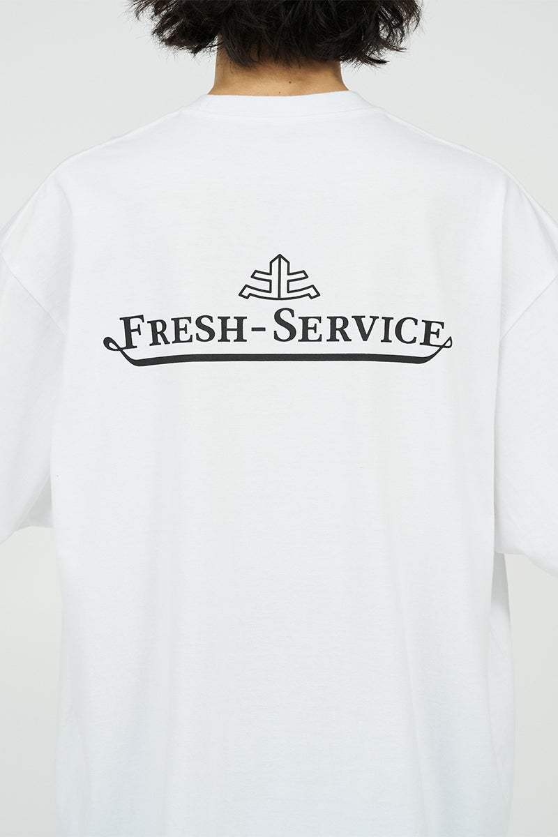 FreshService(フレッシュサービス) CORPORATE PRINTED SS TEE "FF" コーポレートプリント半袖Tシャツ FF FSC263-70137