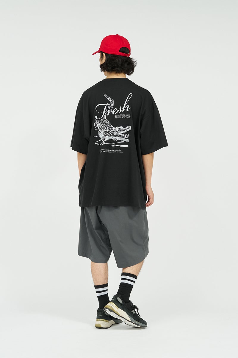 FreshService(フレッシュサービス) CORPORATE PRINTED SS TEE "CROC" コーポレートプリント半袖Tシャツ クロコダイル FSC263-70138