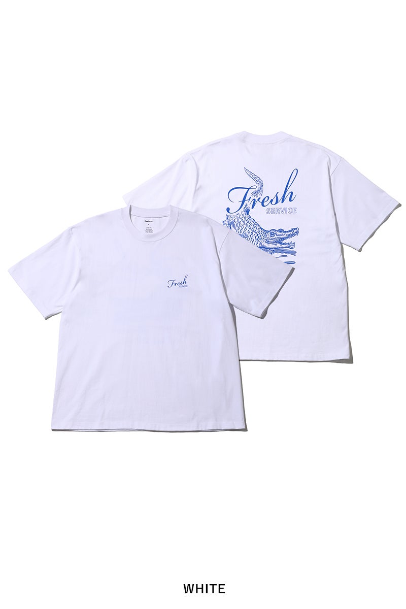 FreshService(フレッシュサービス) CORPORATE PRINTED SS TEE "CROC" コーポレートプリント半袖Tシャツ クロコダイル FSC263-70138