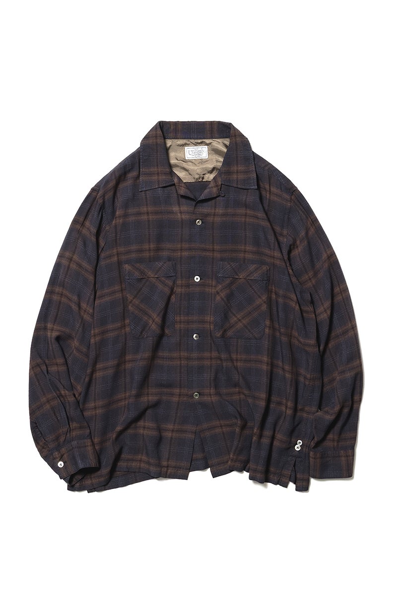 Unlikely(アンライクリー) 50s Sports Shirt Rayon 50年代スポーツシャツ レーヨン U26F-11-0002