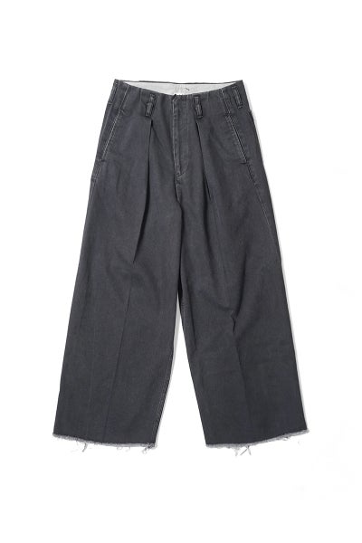 saby(サバイ) TUCK-BUGGY TYPE 3 -Surface dyeing Denim- タックバギーパンツ タイプ3 26A-031808