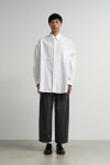 Graphpaper(グラフペーパー) Oxford L/S Oversized B.D Shirts オックスフォード長袖オーバーサイズボタンダウンシャツ GM261-50021B