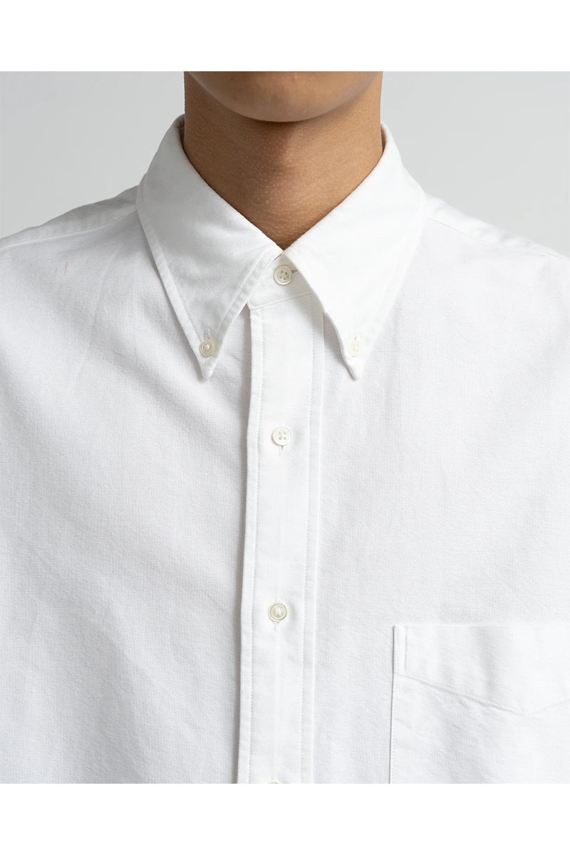 Graphpaper(グラフペーパー) Oxford L/S Oversized B.D Shirts オックスフォード長袖オーバーサイズボタンダウンシャツ GM261-50021B