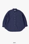 Graphpaper(グラフペーパー) Oxford L/S Oversized B.D Shirts オックスフォード長袖オーバーサイズボタンダウンシャツ GM261-50021B