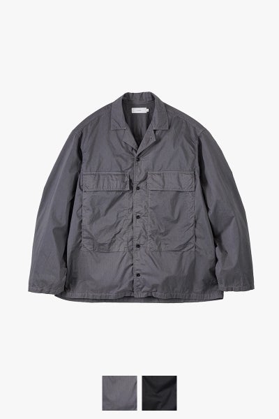 Graphpaper(グラフペーパー) Garment Dyed Typewriter Fatigue Shirt ガーメントダイタイプライターファティーグシャツ GM263-50120B