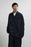 Graphpaper(グラフペーパー) Garment Dyed Typewriter Fatigue Shirt ガーメントダイタイプライターファティーグシャツ GM263-50120B