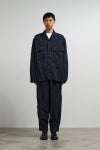 Graphpaper(グラフペーパー) Garment Dyed Typewriter Fatigue Shirt ガーメントダイタイプライターファティーグシャツ GM263-50120B