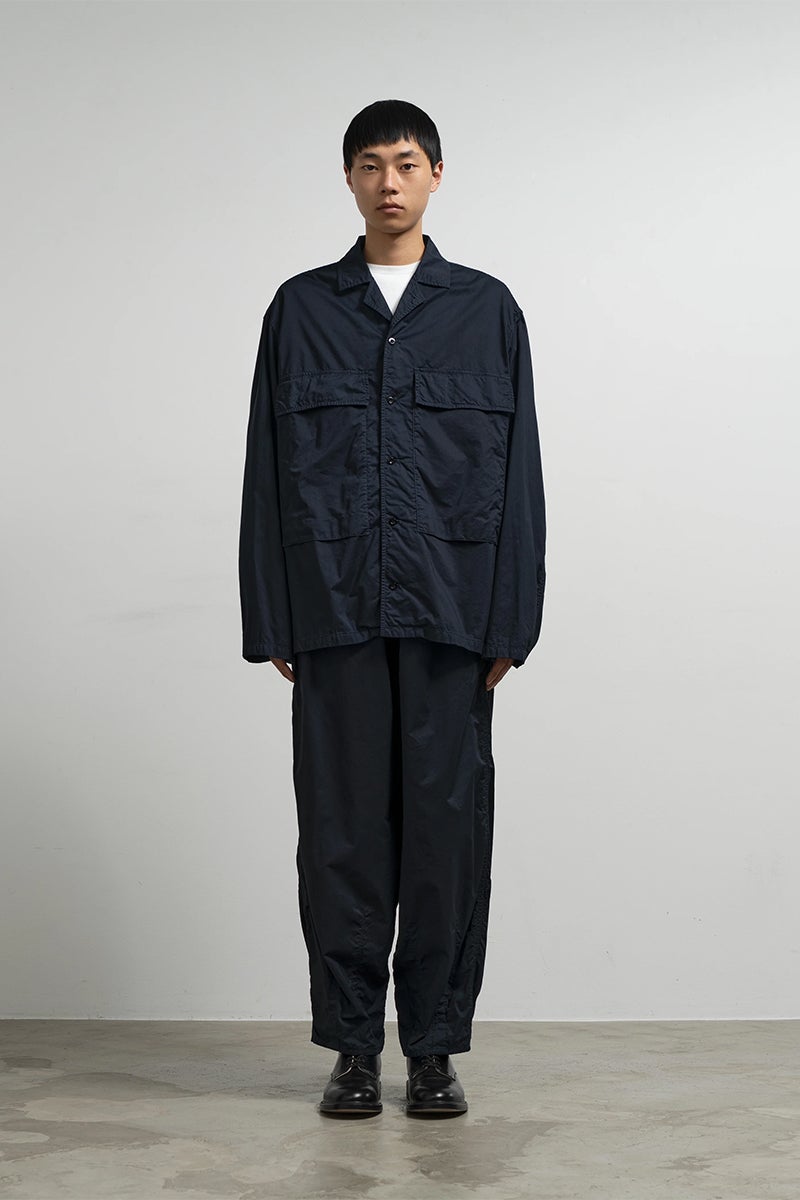 Graphpaper(グラフペーパー) Garment Dyed Typewriter Fatigue Shirt ガーメントダイタイプライターファティーグシャツ GM263-50120B