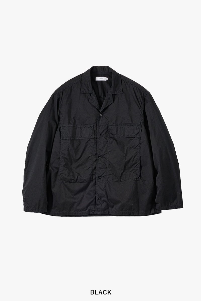 Graphpaper(グラフペーパー) Garment Dyed Typewriter Fatigue Shirt ガーメントダイタイプライターファティーグシャツ GM263-50120B