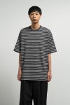 Graphpaper(グラフペーパー) Tri Spun Border S/S Tee トリスパンボーダー半袖Tシャツ GU263-70140B