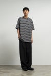 Graphpaper(グラフペーパー) Tri Spun Border S/S Tee トリスパンボーダー半袖Tシャツ GU263-70140B