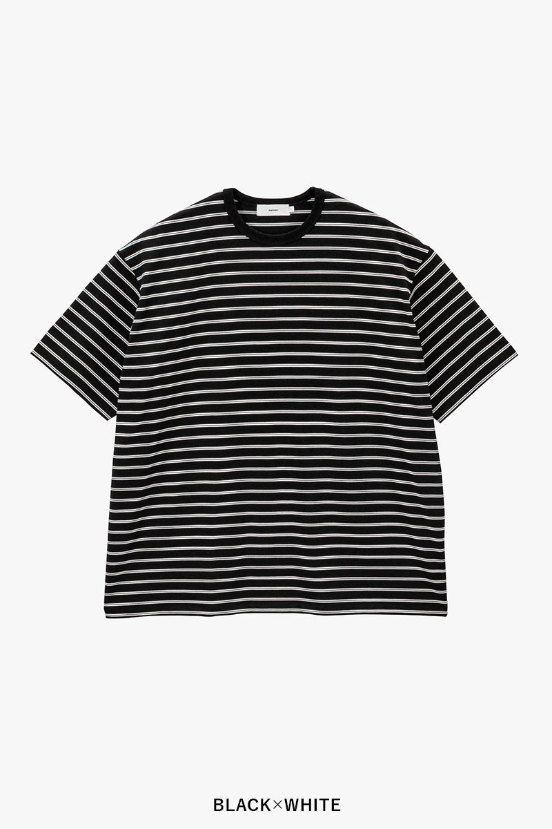 Graphpaper(グラフペーパー) Tri Spun Border S/S Tee トリスパンボーダー半袖Tシャツ GU263-70140B