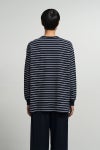 Graphpaper(グラフペーパー) Tri Spun Border L/S Tee トリスパンボーダー長袖Tシャツ GU263-70141B