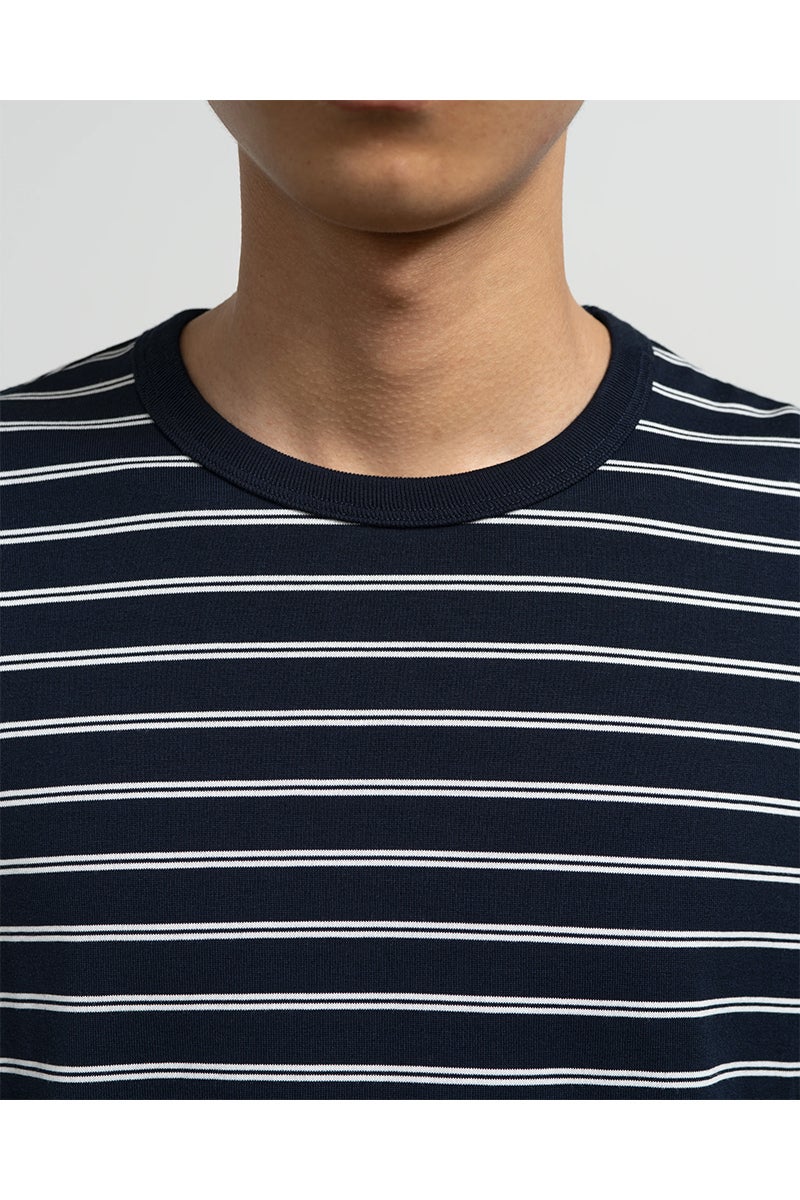 Graphpaper(グラフペーパー) Tri Spun Border L/S Tee トリスパンボーダー長袖Tシャツ GU263-70141B