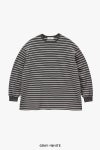 Graphpaper(グラフペーパー) Tri Spun Border L/S Tee トリスパンボーダー長袖Tシャツ GU263-70141B