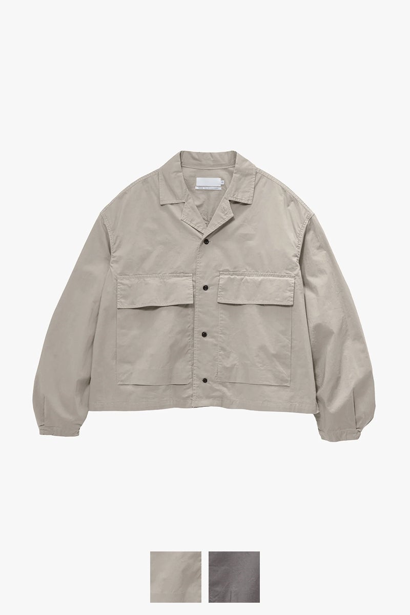 Graphpaper(グラフペーパー) Garment Dyed Typewriter Fatigue Shirt ガーメントダイタイプライターファティーグシャツ GL263-50126C