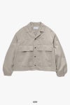 Graphpaper(グラフペーパー) Garment Dyed Typewriter Fatigue Shirt ガーメントダイタイプライターファティーグシャツ GL263-50126C
