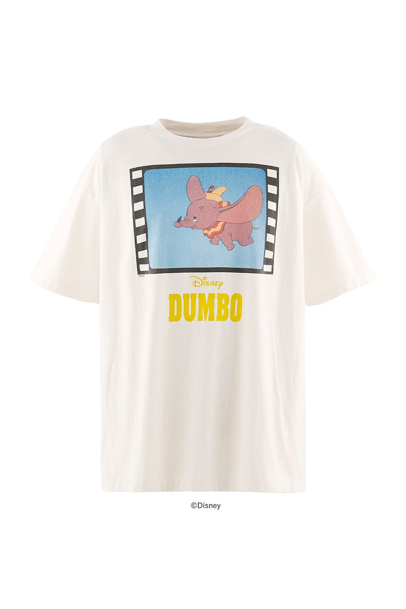 SAINT Mxxxxxx(セントマイケル) SM-MK1-0000-C87 / DSNY_SS T-SHIRT / DUMBO / WHITE ディズニーダンボTシャツ