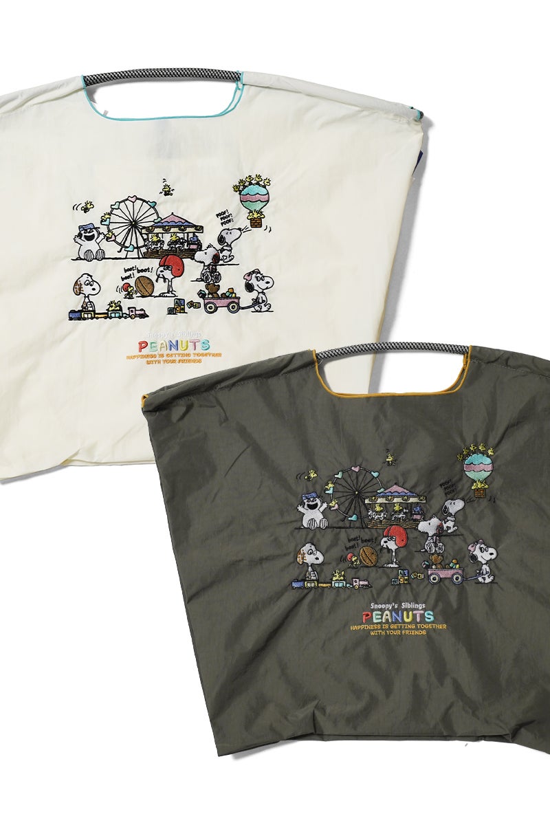 Ball & Chain(ボールアンドチェーン) SNOOPY'S SIBLINGS(L) スヌーピー兄弟姉妹(L) ショッピングバック トートバッグ 326130