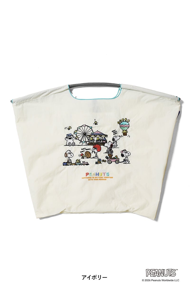 Ball & Chain(ボールアンドチェーン) SNOOPY'S SIBLINGS(L) スヌーピー兄弟姉妹(L) ショッピングバック トートバッグ 326130