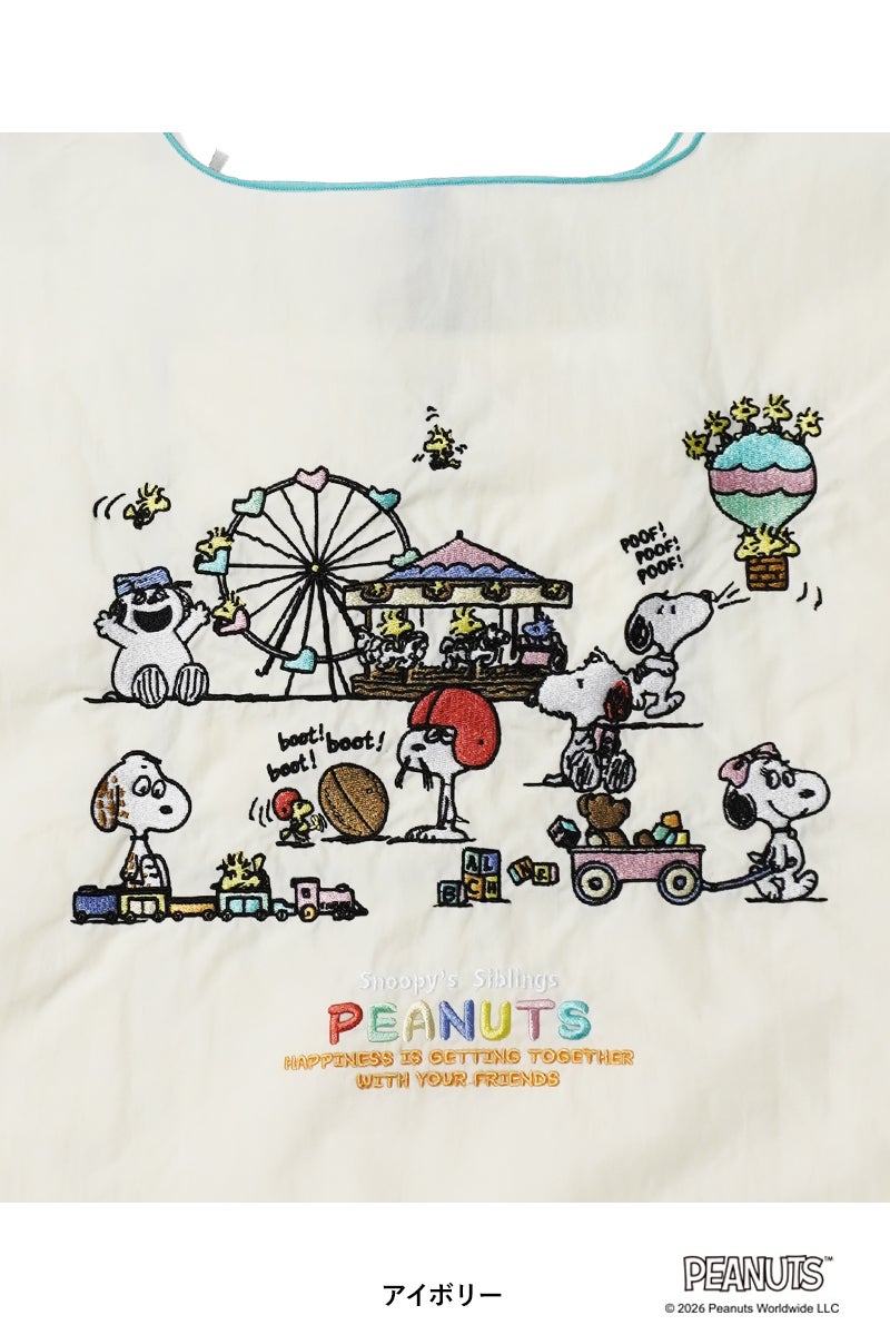 Ball & Chain(ボールアンドチェーン) SNOOPY'S SIBLINGS(L) スヌーピー兄弟姉妹(L) ショッピングバック トートバッグ 326130