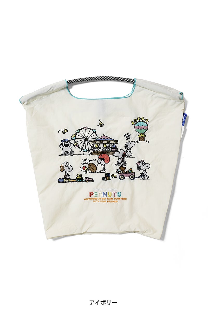 Ball & Chain(ボールアンドチェーン) SNOOPY'S SIBLINGS(M) スヌーピー兄弟姉妹(M) ショッピングバック トートバッグ 326030