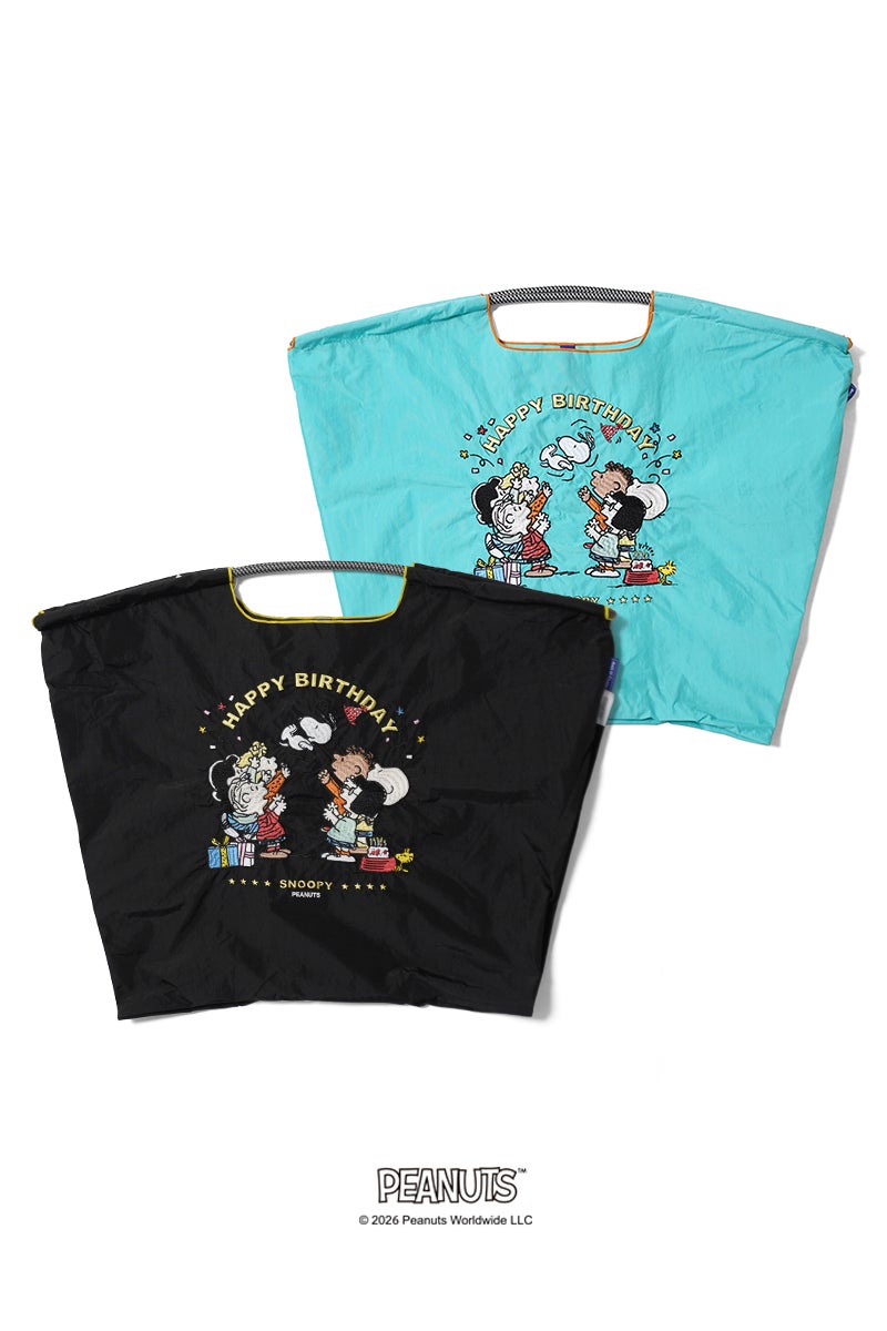 Ball & Chain(ボールアンドチェーン) HB SNOOPY(L) ハッピーバースデースヌーピー(L) ショッピングバック トートバッグ 326129