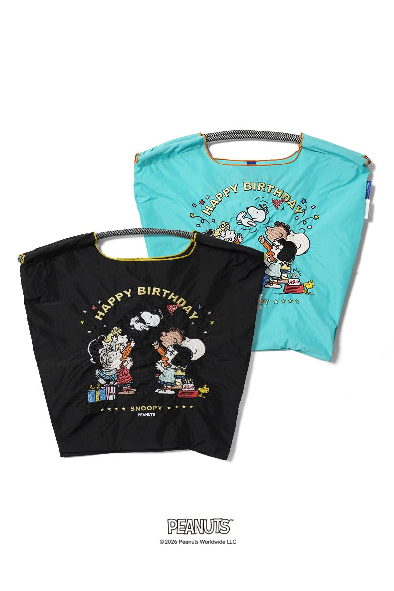 Ball & Chain(ボールアンドチェーン) HB SNOOPY(M) ハッピーバースデースヌーピー(M) ショッピングバック トートバッグ 326029