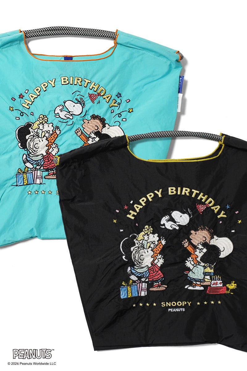 Ball & Chain(ボールアンドチェーン) HB SNOOPY(M) ハッピーバースデースヌーピー(M) ショッピングバック トートバッグ 326029