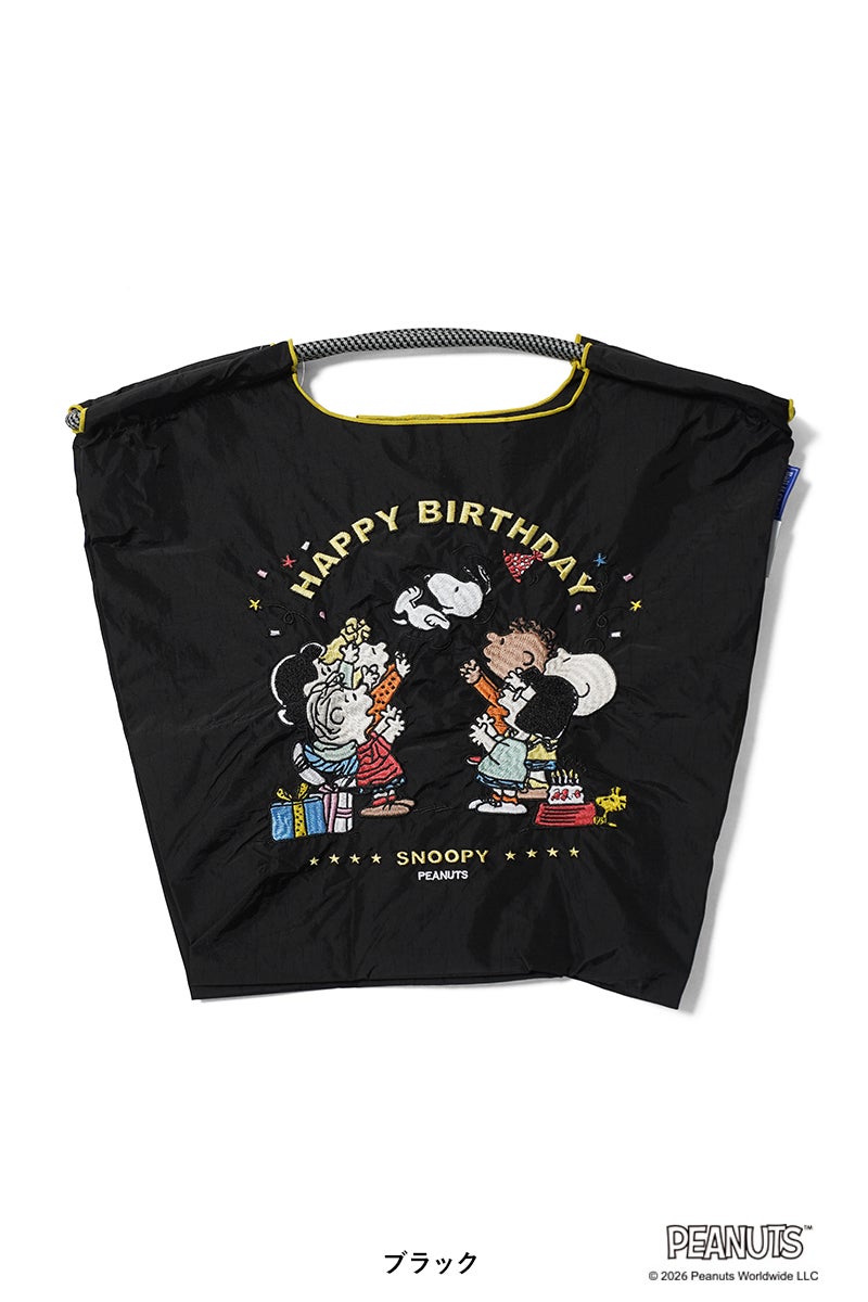 Ball & Chain(ボールアンドチェーン) HB SNOOPY(M) ハッピーバースデースヌーピー(M) ショッピングバック トートバッグ 326029