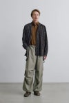 Graphpaper(グラフペーパー) Silicon Poplin Oversized Regular Collar Shirt シリコンポプリンオーバーサイズレギュラーカラーシャツ GM263-50196