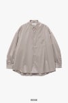 Graphpaper(グラフペーパー) Silicon Poplin Oversized Regular Collar Shirt シリコンポプリンオーバーサイズレギュラーカラーシャツ GM263-50196