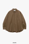 Graphpaper(グラフペーパー) Silicon Poplin Oversized Regular Collar Shirt シリコンポプリンオーバーサイズレギュラーカラーシャツ GM263-50196
