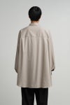 Graphpaper(グラフペーパー) Silicon Poplin Oversized Regular Collar Shirt シリコンポプリンオーバーサイズレギュラーカラーシャツ GM263-50196