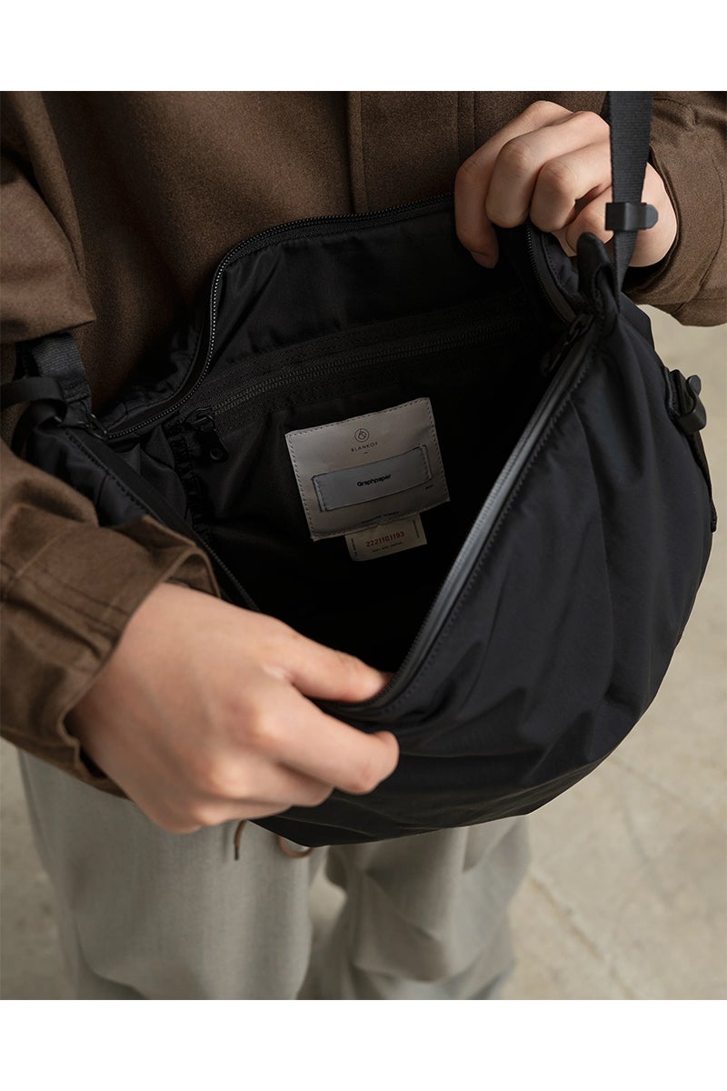 Graphpaper(グラフペーパー) Blankof for GP Medium Crescent Bag ブランコフ ミディアムクレセントバッグ GU263-90513