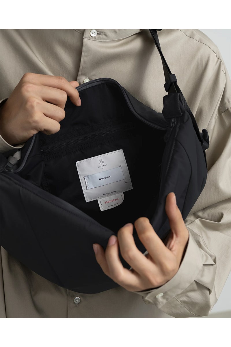 Graphpaper(グラフペーパー) Blankof for GP Medium Crescent Bag ブランコフ ミディアムクレセントバッグ GU263-90513