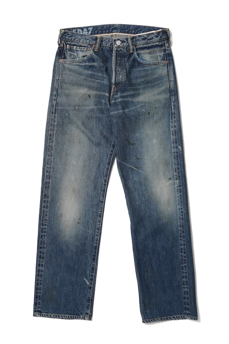 visvim(ビズビム) SOCIAL SCULPTURE 01 NARROW DMGD-47 ソーシャルスカルプチャー 5ポケットナローデニムパンツ 0126205005005