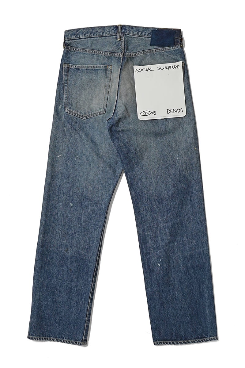 visvim(ビズビム) SOCIAL SCULPTURE 01 NARROW DMGD-47 ソーシャルスカルプチャー 5ポケットナローデニムパンツ 0126205005005