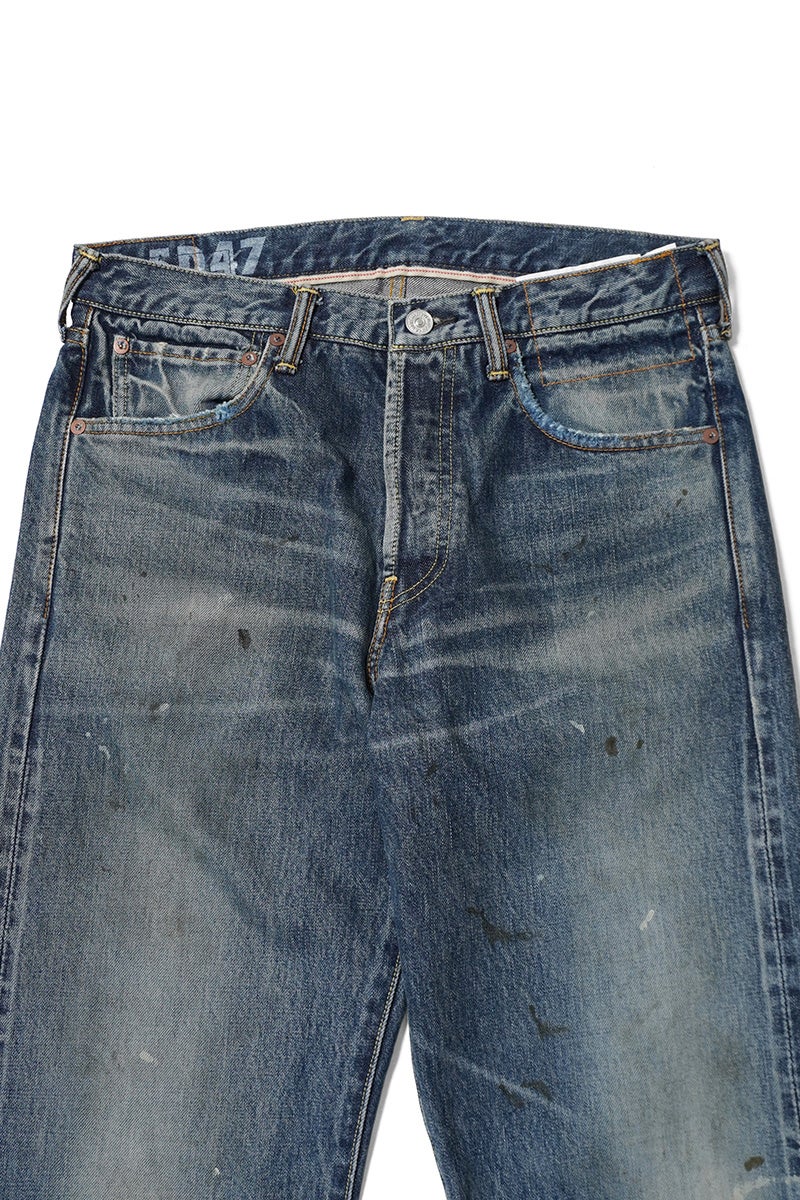 visvim(ビズビム) SOCIAL SCULPTURE 01 NARROW DMGD-47 ソーシャルスカルプチャー 5ポケットナローデニムパンツ 0126205005005