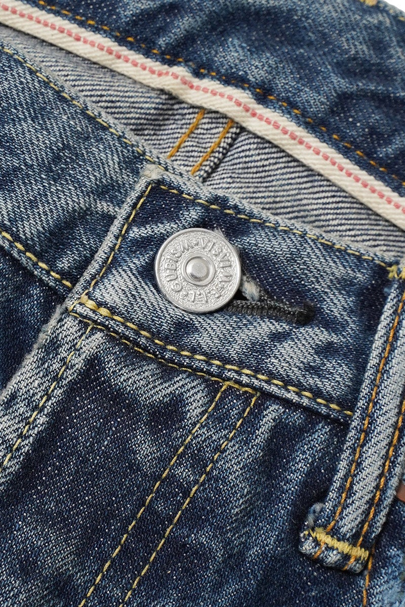 visvim(ビズビム) SOCIAL SCULPTURE 01 NARROW DMGD-47 ソーシャルスカルプチャー 5ポケットナローデニムパンツ 0126205005005