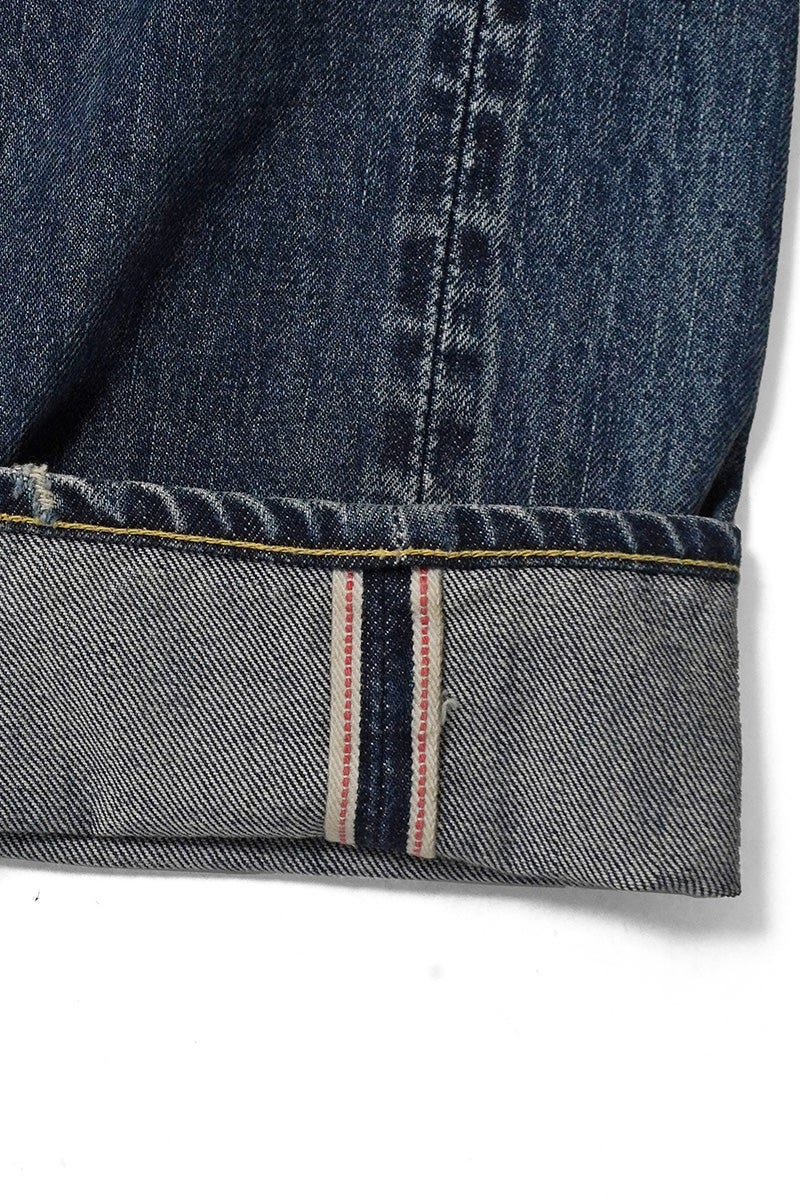 visvim(ビズビム) SOCIAL SCULPTURE 01 NARROW DMGD-47 ソーシャルスカルプチャー 5ポケットナローデニムパンツ 0126205005005