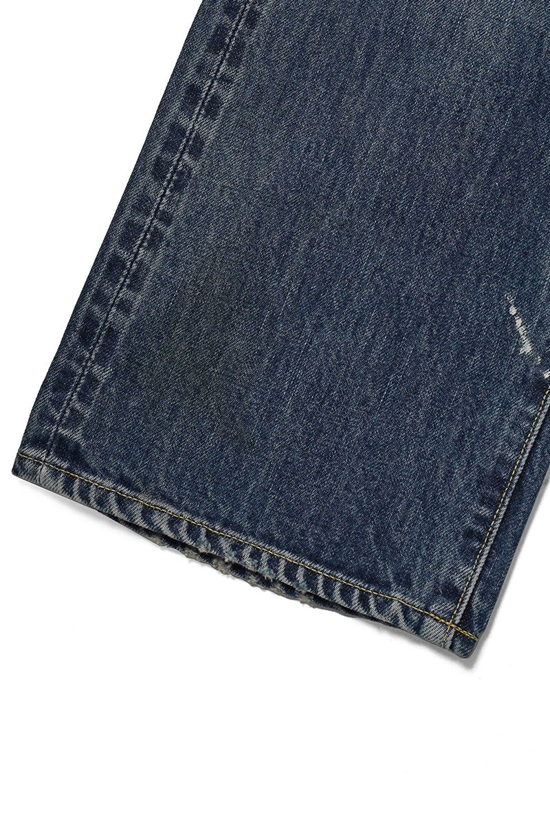 visvim(ビズビム) SOCIAL SCULPTURE 01 NARROW DMGD-47 ソーシャルスカルプチャー 5ポケットナローデニムパンツ 0126205005005