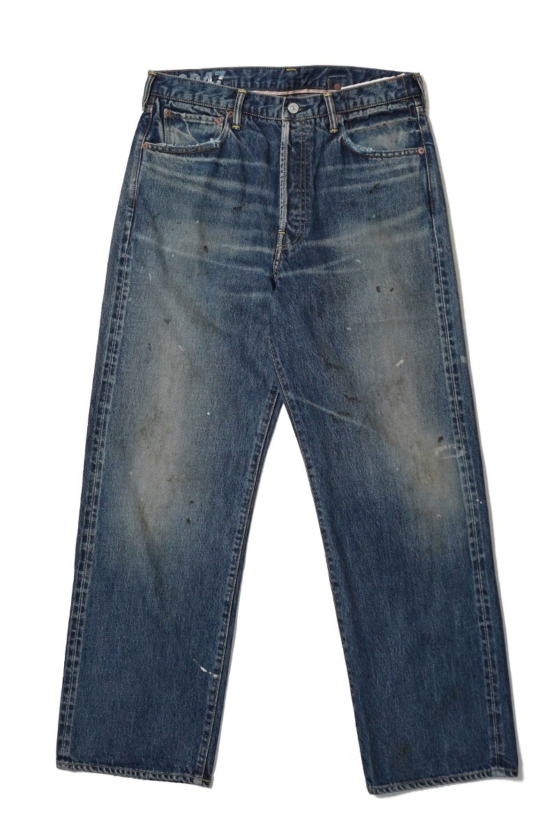 visvim(ビズビム) SOCIAL SCULPTURE 01 WIDE DMGD-47 ソーシャルスカルプチャー 5ポケットワイドデニムパンツ 0126205005006