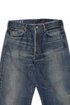 visvim(ビズビム) SOCIAL SCULPTURE 01 WIDE DMGD-47 ソーシャルスカルプチャー 5ポケットワイドデニムパンツ 0126205005006